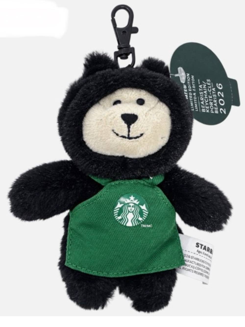 Starbucks Black Cat Bearista Keychain Limited Edition Halloween 2026